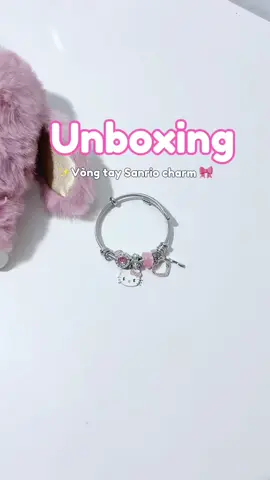 Thêm e vòng tay cho mí bà charm xinh lắm nè #vongtay #vaytaycharm #charm #tethichriviu  #unbox 