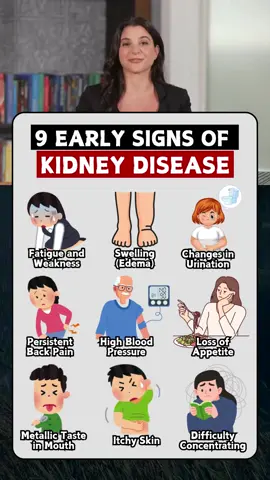 🛑 9 Early Signs of Kidney Disease #health #healthyliving #healthtip #kidney #kidneydisease
