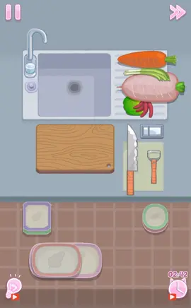 Level 20 of #perfecttidy #gameplay #cleanveggies #washvegetables #veggies #organize #chop #asmr 
