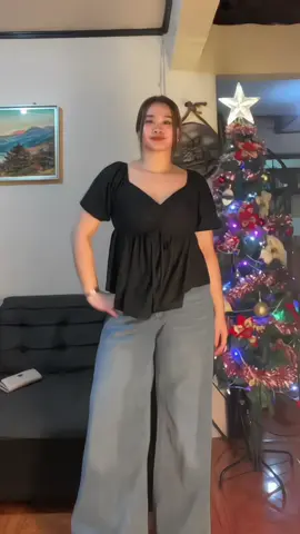 Ganda ng top! Kwri hanggang xl#budolfinds #fyp #puff #outfit #fit #basicfit #chubby #chubbygirl 