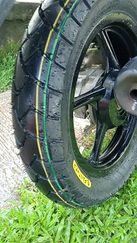 super makapal na gulong, panther tire yarn!#gulong #motorcycletire #tire 