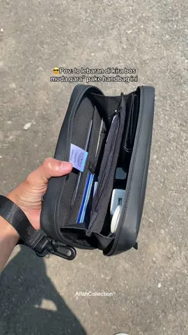Handbag keren harga 100 ribuan sudah waterproof tahan air serta sudah dapat 2 tali panjang dan pendek #handbag #handbagpria #hefand #fypシ゚viral #xyzbca 