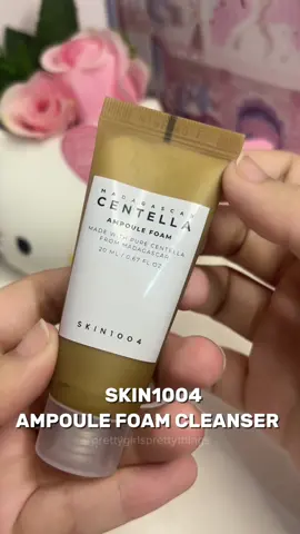 ✨ GENTLE, EFFECTIVE CLEANSING ✨ The SKIN1004 Madagascar Centella Ampoule Foam is perfect for sensitive and acne-prone skin! 🌿 It transforms into a rich, creamy foam that deeply cleanses without irritation, leaving your skin soft and refreshed. 🌟 HOW TO USE: 1️⃣ Apply a small amount to damp hands. 2️⃣ Lather into a rich foam. 3️⃣ Gently massage onto your face. 4️⃣ Rinse with lukewarm water and pat dry. Your skin deserves this love! 💕 USE REWARDS CODE ‘ CH3R11E ‘ On YESSTYLE FOR ADDITONAL DISCOUNT 💗✨  @SKIN1004 Official  #SKIN1004 #MadagascarCentella #GentleCleanser #SkincareRoutine #SensitiveSkinCare #AcneCare #KBeautyLover #GlowingSkin #FoamCleanser #SkinCareTips #TikTokMadeMeBuyIt #fyp