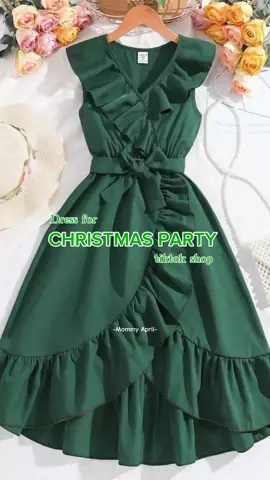 Dress For Christmas Party 💕✨ #dressforchristmas #dressforkidsgirl #kidsdress #dressforkids #formaldress #christmasoutfit #ootdforkidsgirl #ootdforkids #fyp #churchdress 