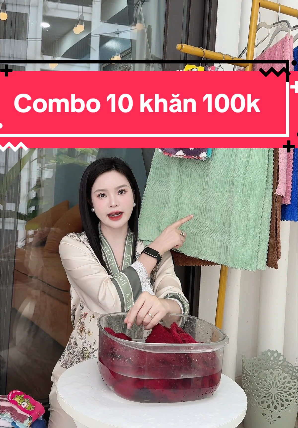 Combo 5 khăn tắm 50x100cm đi kèm thêm 5 khăn đa năng #champhanreview #champhan #châmphan #review #khantam #khantammemmin #combokhantam #setkhantam #dodunggiadinh 