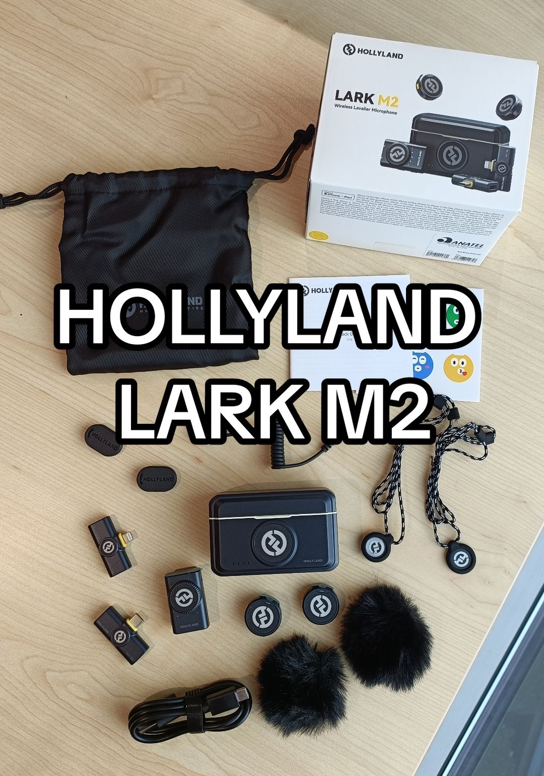 Unboxing the Hollyland Lark M2 #HollylandLarkM2 #wirelessmicrophone 
