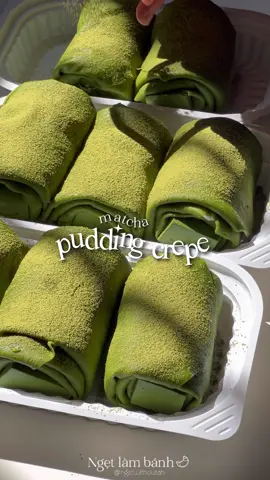 công thức và cách làm mình lưu trên douyin cũng lâu rui, tính quay từ tuần trước mà chuyển nhà lu bu quá trời, không biết đã hết trend chưa 😅😅 đây là video làm bánh đầu tiên ở nhà mới(thuê) ánh sáng tự nhiên như quay ở studio lun, không gian rộng hơn để có nhiều góc quay đa dạng, nói chung là ưng quá chừng 🥰🥰  #ngetlambanh #homebaked #matcha #crepepudding 