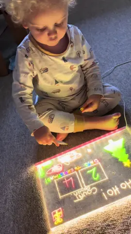 This led drawing bored has been a big hit in my house we use this everyday and with christmas around the corner ive got another one to use as christmas count down .. my boy loves drawing and this is just a great way to get everyone excited for the big day 🎁 #christmas2024🎅 #christmascountdown2024🎄🤶🎅 #drawing #toddler #familytime🎁🎅 #leddrawingboardforkids 
