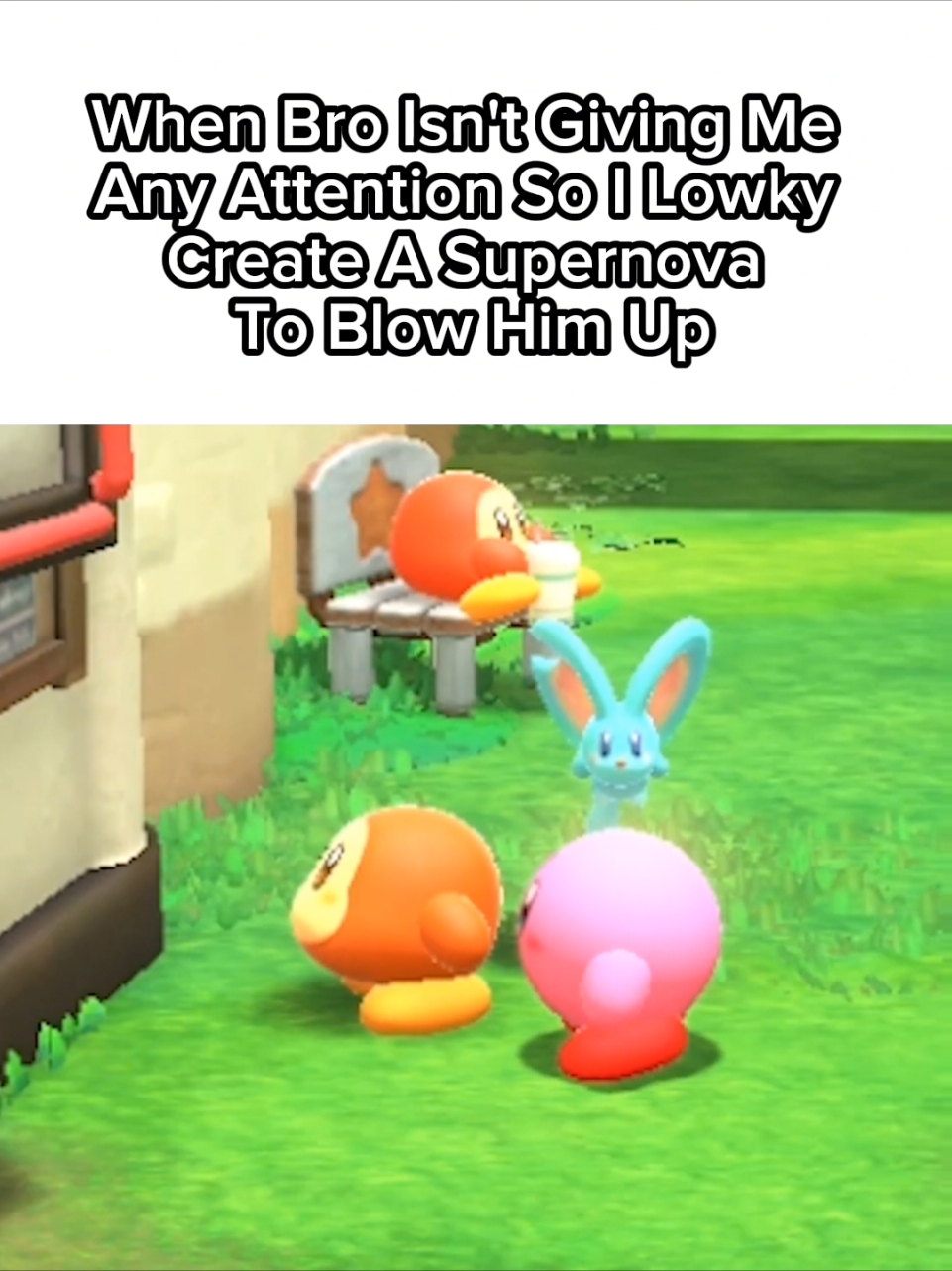 Kirby go boom boom #kirby #nintendo #kirbymeme  #kirbyandtheforgottenland  #meme #funny #real #fyp #memepage 