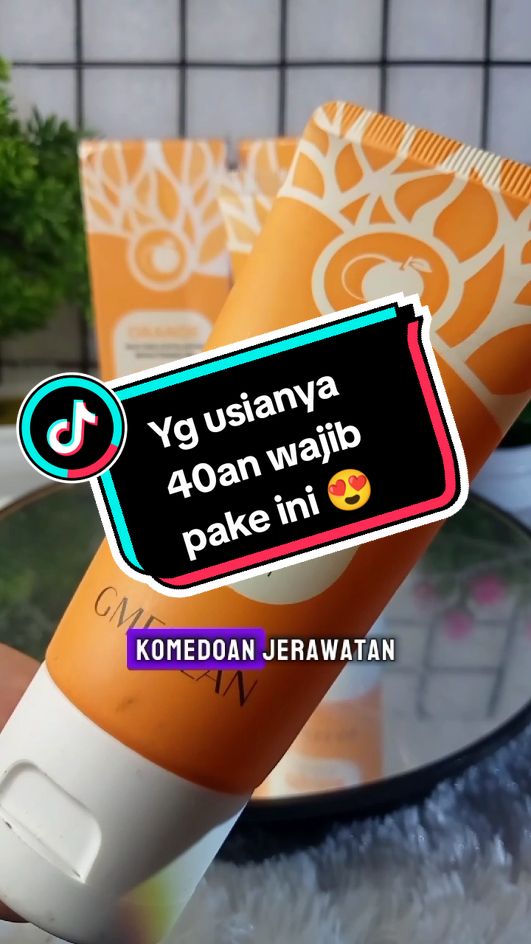Yg usianya 40an wajib pakai Orange Enzymes Exfoliating Brightening Gel dr Gmeelan 👍🏻🥰 #gmeelan #gmeelanskincare #orangeeksfoliatinggel #gmeelaneksfoliasi #cuantanpabatas @GMEELAN_INDONESIA @GMEELAN.Official.Shop 