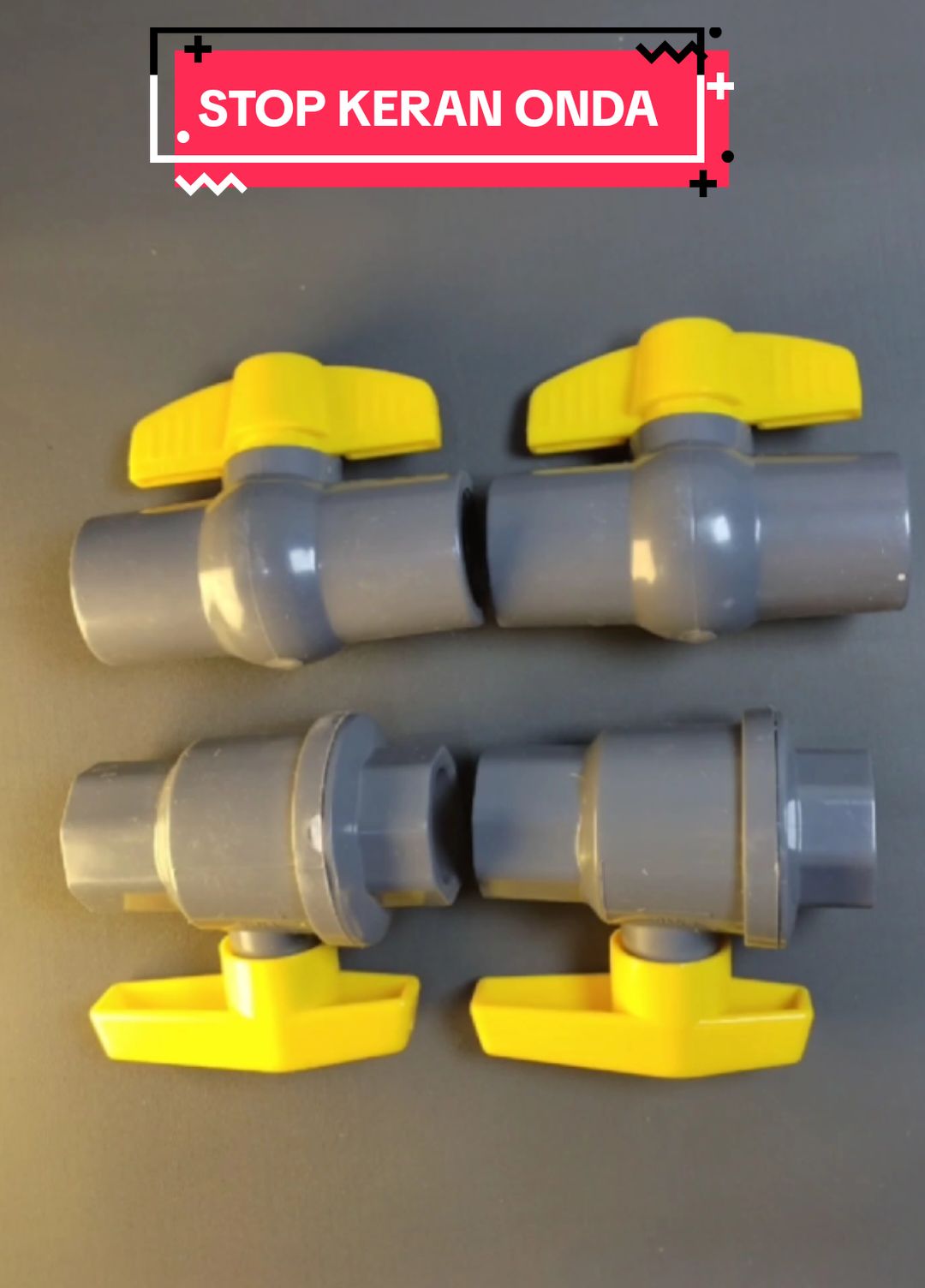 ball valve pvc 3/4 inch stop kran onda#kran #peralatan 