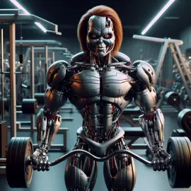ROBOT CHUCKY Lifting In The GYM! #Fitness #pov #fitnessmotivation #animal #foryoupageofficiall