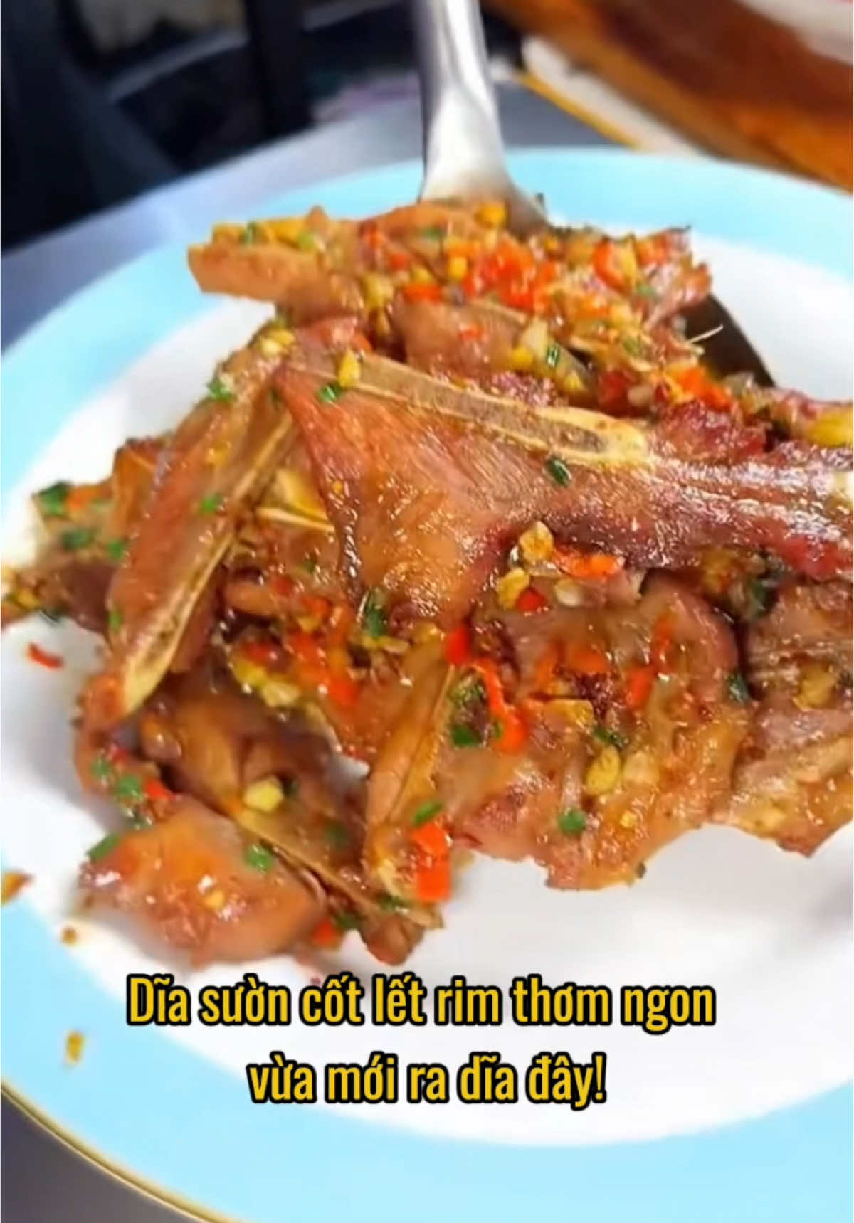 Món sườn cốt lết rim thơm ngon #amthuc #monanngon 