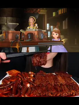 cr:sofia the first. indonesia × zoey asmr #fypシ #sofia×mukbang #seruu 