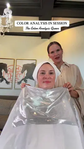Color Analysus In Session with The Color Analysis Queen….. #coloranalysiscertification #colorpalette #coloranalysistok #personalcoloranalysis #thecoloranalysisqueen #virtualcoloranalysis #coloranalysisexpert #coloranalysistiktok #wardrobestylist 