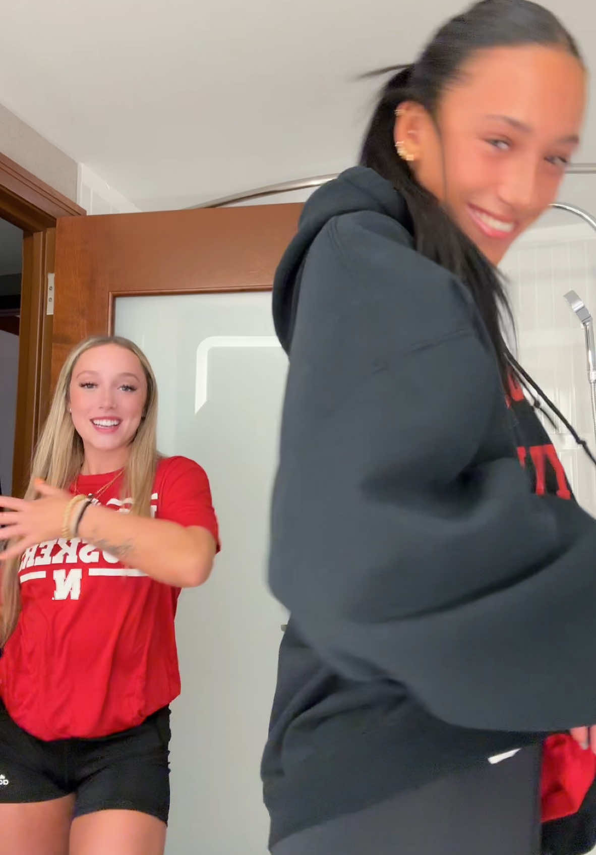 one of the only times u will see me dance @laney choboy #nebraskavolleyball #nebraskatok #foryoupage 