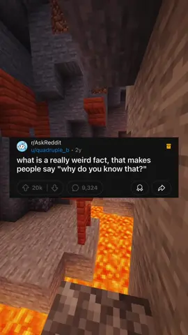 What’s a really weird fact that makes people say why do you know that? #redditreading #askreddit #reddit_tiktok #fyp #facts 