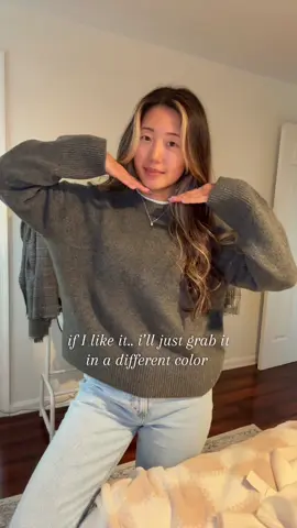 @abercrombie Madeline crew sweater 🤎 Is anyone else like this? 🙊  #ootds #ootdinspo #abercrombie #falloutfits #outfitideas #outfitinspo #outfitoftheday #sweatherweather #fitcheck #casualoutfit #creatorsearchinsights 