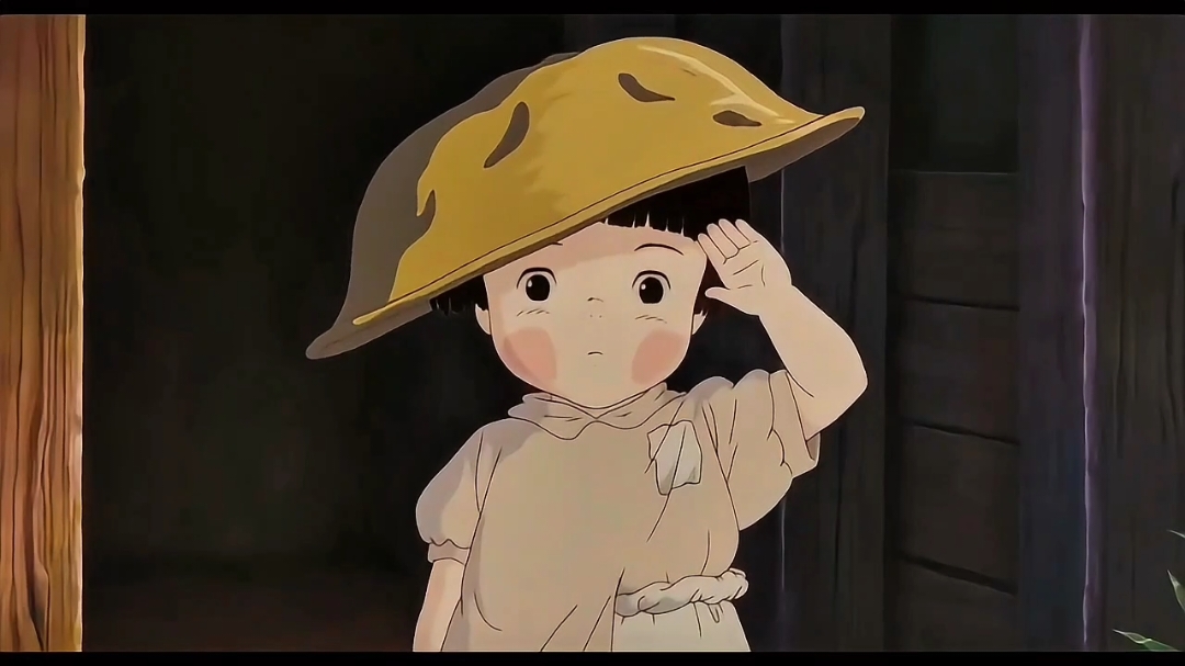 It's Just An Anime And It Cannot To Be Sad 🥺😔 #fyp #japan #anime #animation #Love #ghibli #war #peace #girl #grave #brave  #graveofthefireflies 