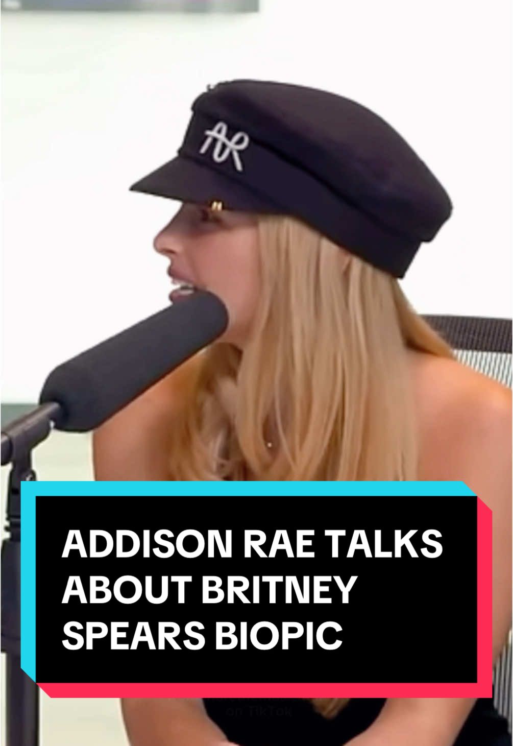 Addison Rae talks about possibly starring in the upcoming Britney Spears biopic! ⭐️ #addisonrae #britneyspears #aquamarine #dietpepsi 