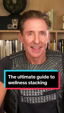 The ultimate guide to wellness stacking for biohackers. 👆🏼 #DaveAsprey #biohacking #biohacker #biohacked #biohack #wellnessstacking #wellnessstack #wellness #wellbeing #health #longevity #antiaging #aging