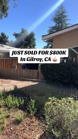 Just Sold in Gilroy, CA 🧄 #justsold #realestate #gilroy #california #moving 