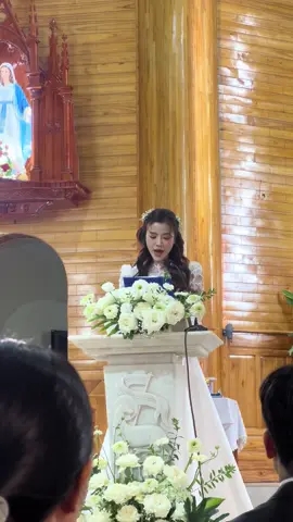 Lần đầu tham gia lễ cưới tại nhà thờ #wedding #dienvienanhdao 