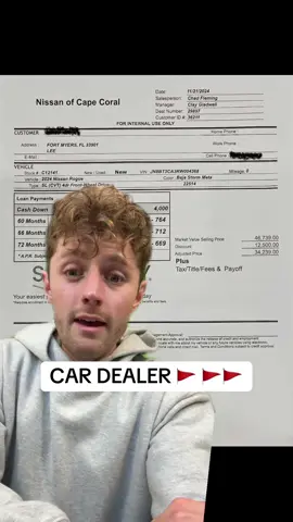 If a #cardealer does this … run dont walk! #caredge #newcar #carbuyingtips #carbuying #carbuyingadvice #carbuyingsecrets #cardealers #LearnOnTikTok #cardealershiptiktok #cardealership #buyingacar 