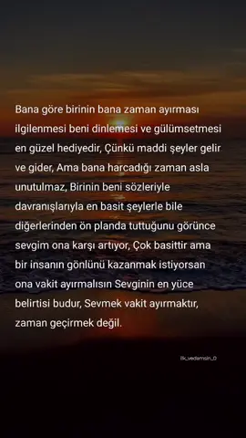 Sevmek Vahit ayırmaktır zaman geçirmek değil  #güzelsözler #şiir #söz #sözler #sözlerköşkü #sözlerdiyarı 