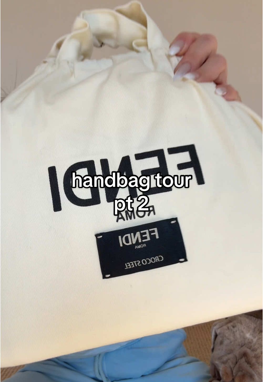 Replying to @user123 i think my Fendi pieces my be my most special! #fendi #handbagtour #closettour #purse #handbagtiktok 