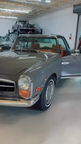 We just restored this 1971 280SL Mercedes Benz just restored by Unique Cars of Palm Beach and ready for delivery today🤩 #restoredbyuniquecars  #uniquecarsofpalmbeach  #280SL  #classicmercedesbenz