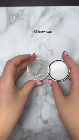 Depot brow wax #minimakeup #makeup #makeupbag #brows #browwax #minibrowwax #miniature #minisize #sampletok #minibeauty #BeautyTok 