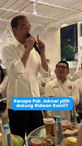 Pak Joko Widodo secara gamblang menyatakan dukungannya pada Calon Gubernur Jakarta Ridwan Kamil di Pilkada Jakarta 2024. la pun mengajak semua pihak untuk mengikuti langkahnya. Hal ini disampaikan Jokowi saat menemui @KANG EMIL di Kafe Kaizen Heritage, Kemayoran, Jakarta Pusat, Senin (18/11/2024). #MudahJakarta #RidwanKamil 