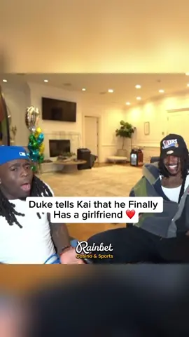 Duke tells kai that he finally has a girlfriend ❤️#fyp #kai #kaicenat #trending #dukedennis #xyzbca 