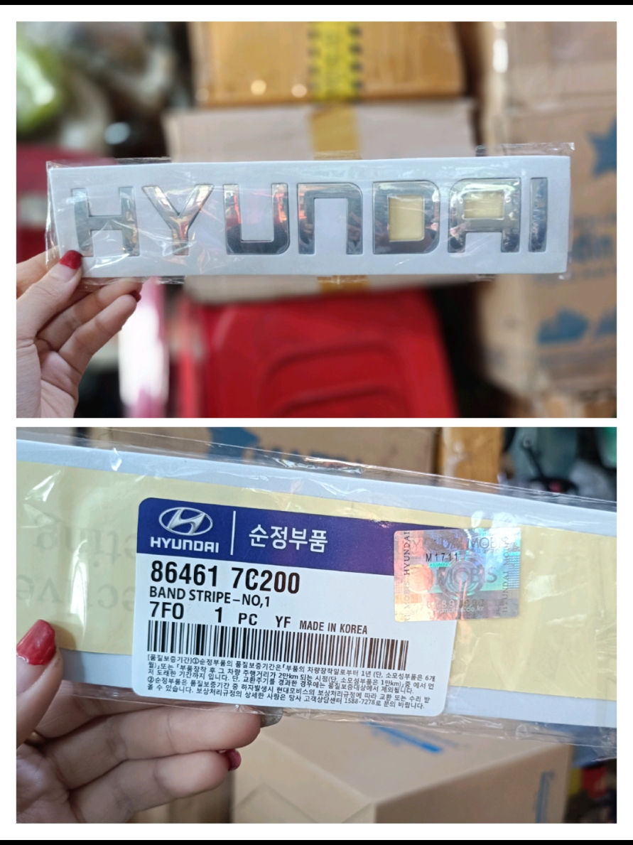 💥 Logo chữ HYUNDAI hàng MOBIS  💥#phutungotothanhdatbienhoa #phutungoto #xetaivietnam #xetai #hyundai 