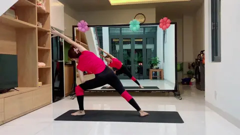 Chuỗi Yoga ngắn❣️ #côdungyoga #yogaphuocdong #embetapyoga #yoganguoicaotuoi 