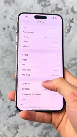 15ProMax siêu lướt sạc 48 còn bảo hành 9/2025#xuhuong #LearnOnTikTok #apple #iphone #iphone15promax 
