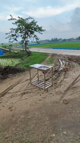 Paket Lengkap Wastafel cuci piring Kitchen Sink cuci piring tempat cuci piring stainless Set Keran Kran Wastafel bak cucipiring stainless sus 304 wastafel dapur wastafel sink  kitchen 1 Set komplit