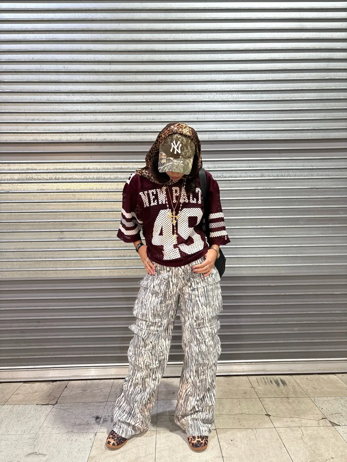Fit for @Atlanta Streetwear Market #streetwear #camo #yankeecap #leapordprint #streetwearinspo #atlfashion #nyfashion 