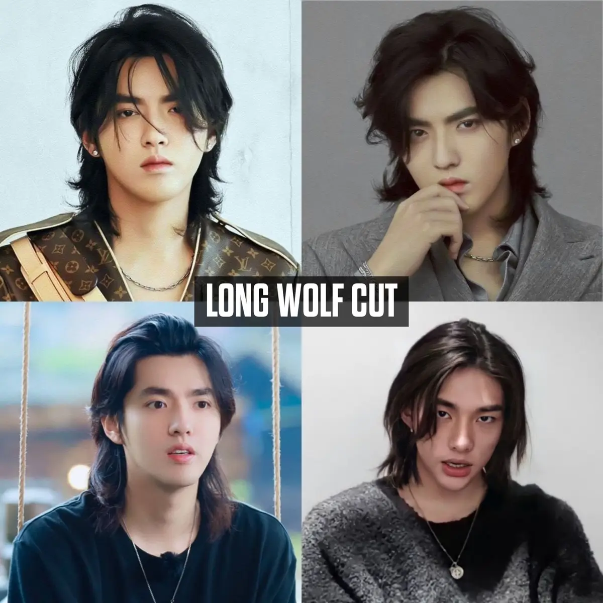 #haircut #hairstyle #menshaircut #menshairstyle #wolfcut #manbun #middlepart #curtain 