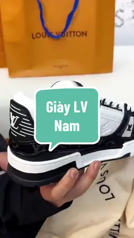 Giày lV nam bản đen trắng logo Lv cao cấp  #vietbro_sohp  #giaynamlv  #thờitrangnam  #giaythethaonam  #thoitrang  #phongcachthoitrang  @Vietbro_shop 