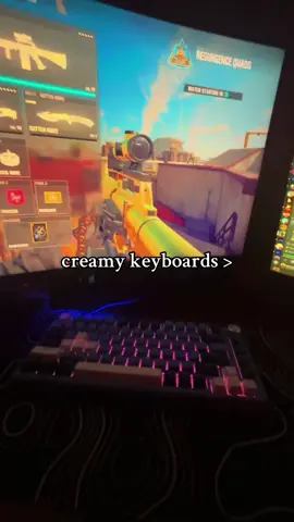 best keyboard out . #keyboard #gamingkeyboard #creamykeyboards #keyboardasmr 