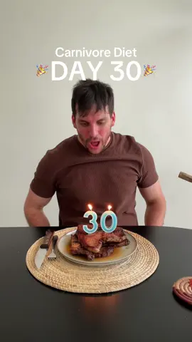 A big shout out to @sariss.d who was with me through thick and thin.  30 days strict #carnivorediet complete.  Can’t wait for the next 30!