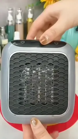 Wall outlet smallspace heater that is designed toprovide warmth and comfort in coldrooms or offices. lt is compact yetpowerful, and it plugs directly into awall outlet. This ceramic mini heaterfeatures an adjustable thermostat anda programmable 12-hour timer,allowing you to customize the heatingaccording to your preferences. lt alsohas an auto shut-off function forsafety.#ontel #handyheater #turbo800 #portableheaters #electricheaters #spaceheater #compactheater #homeheating #energyrfficien #winteressentials 