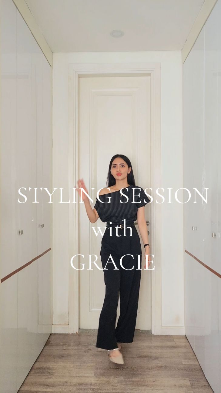 Styling seshh with @graciestore  #fyp #4u #4upage #OOTD #officeoutfit #fitcheck #outfitidea #simpleoutfit #iweargracie 
