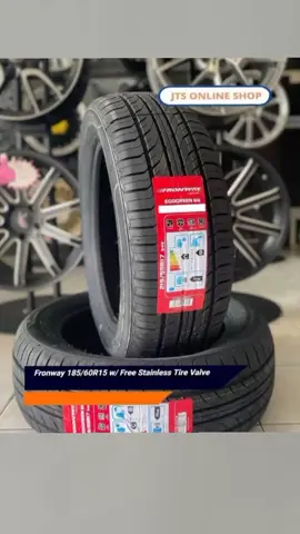 185/60R15 Fronway w/Free Stainless Tire Valve  ONLY Php 2,400.00📌 #cartire #tirevalve #tiktokshop #fyp #cashondelivery #tirevalve #185/60r15