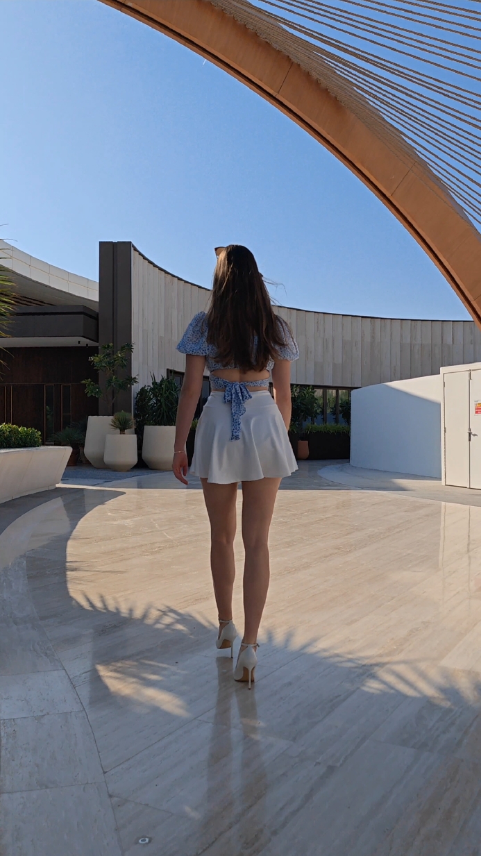 What would you like to see me in next? 🥰 #miniskirt #outfit #heels #sun #Summer #model 