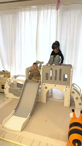 #kidslide 9 in 1Kids Bus Slide playground kids Indoor Gelongsor Kanak Kanak Slide Playground