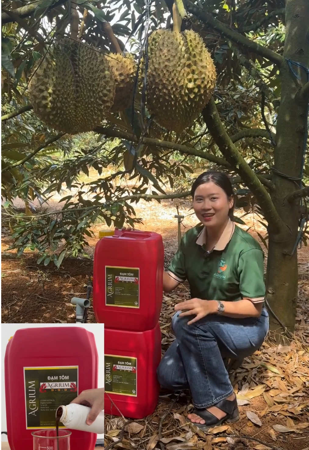 💥SIÊU PHẨM #ĐẠM_TÔM #AGRIUM - HỮU CƠ ĐẬM ĐẶC 20% 💥 👉 Đi Đọt Kích Rễ Thâ'n Tốc - Tăng Đề Kháng, Phục Hồi Cây Xanh Mướt! #nongnghiep #phanbonhuuco #đạm_tôm #Đạmhữucơ #sầuriêng #cà_phê