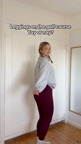 Is this outfit too informal for golf 😬👀 #golf #golftok #womensgolf #golfgirls 